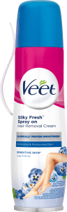 Veet Spray On Hårborttagningskräm Känslig Hud 150 ml