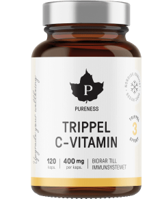 Pureness Trippel C-vitamin 120 kapslar
