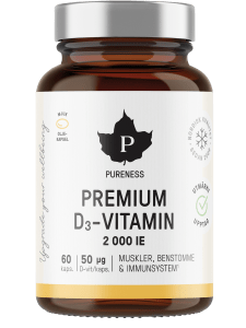 Pureness Premium D3-Vitamin 2000 IE 60 kapslar
