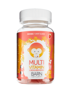 Monkids Multivitamin Barn Jordgubb 60 st