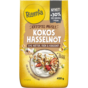 Risenta Krispig Müsli Kokos Hasselnöt 450 g