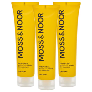 Moss & Noor After Workout Shower Gel Fresh Grapefruit 3-pack