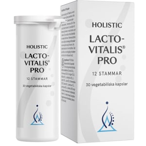 Holistic Lactovitalis Pro 20 miljarder mjölksyrabakterier 30 kapslar