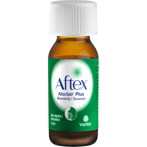 Aftex Aloclair Plus Munskölj 120 ml