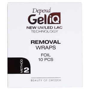 Depend Gel iQ Removal Wraps Foil 10 pcs