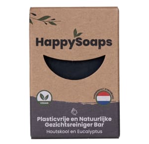 HappySoaps Facial Cleanser Charcoal and Eucalyptus 70 g