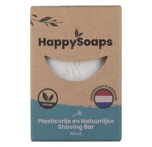 HappySoaps Shaving Bar Mint 80 g