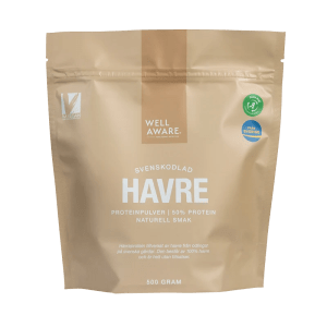 WellAware Svenskt Havreprotein 500 g