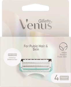 Venus Satin Care Rakblad för Intimområdet 4 st