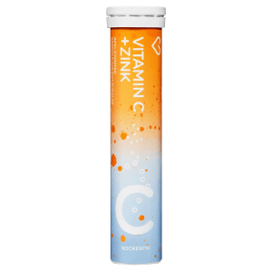 Hjärtats Vitamin C + Zink Apelsin 20 brustabletter