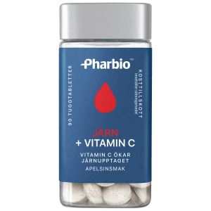 Pharbio Järn + Vitamin C 90 st