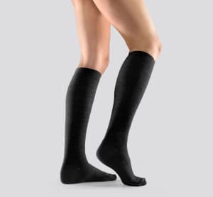 Mabs Wool Knee Black 1 par XL