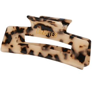 Lenoites Premium Eco-Friendly Hair Claw Nude Leopard