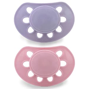 Esska CLASSIC Silikon 4-36 månader 2-pack Rosa/Lila 