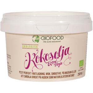 Biofood Kokosolja Extra virgin 250 ml