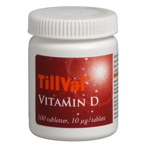 TillVal Vitamin-D 100 Tabletter