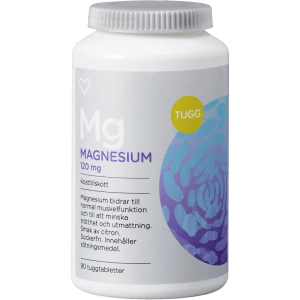 Hjärtats Magnesium 120mg Tuggtablett 90 st