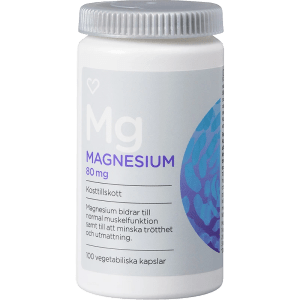 Hjärtats Magnesium 80mg Kapsel 100st