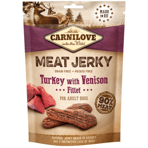 Carnilove Jerky Turkey with Venison Fillet 100 g