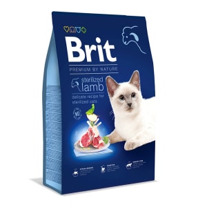 Brit Premium by Nature Cat Sterilized Lamb 8 kg