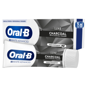 Oral-B 3D White Luxe Charcoal 75 ml