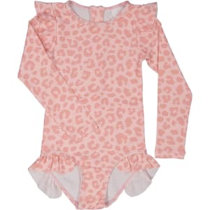 Geggamoja UV Swim Suit Pink Leo  122/128