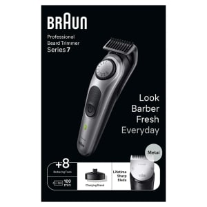 Braun Skäggtrimmer BT7420 Svart/Grå