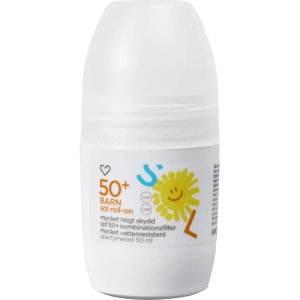 Hjärtats Sol roll-on Barn Oparfymerad SPF50+ 50 ml