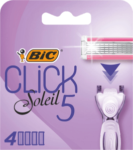 BIC Soleil Click 5 rakbladsrefill 4 st