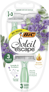 BIC Soleil Escape Rakhyvlar för Kvinnor 3-pack