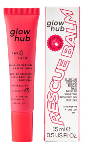 Glow Hub Pep Talk Tinted Plumping Peptide Rescue Balm Cranberry 15ml