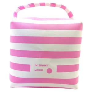 IN SUNNY MOOD Sunny Square Cosmetic Stripe Pink