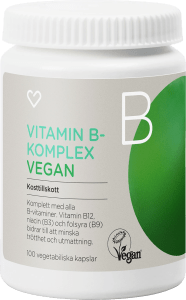 Hjärtats Vitamin B-komplex Vegan Kapsel 100 st
