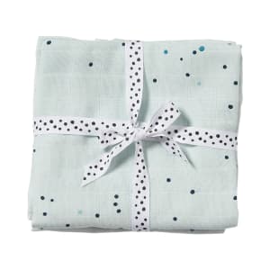 Done by Deer Swaddle Dreamy Dots Blue 2-pack