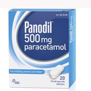Panodil, Filmdragerad tablett 500mg Blister, 20 st