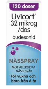 Livicort Nässpray 32 µg/dos 120 doser