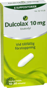 Dulcolax suppositorium 10 mg 6 st