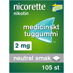 Nicorette medicinskt tuggummi 2 mg 105 st