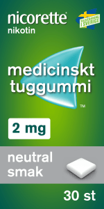 Nicorette medicinskt tuggummi 2 mg 30 st