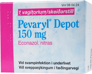 Pevaryl Depot vagitorium 150 mg 1 st