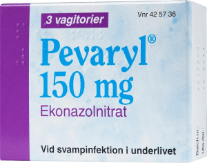 Pevaryl vagitorium 150 mg 3 st