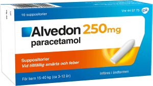 Alvedon suppositorium 250 mg 10 st