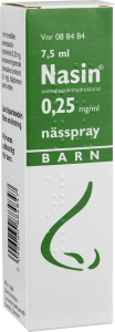 Nasin nässpray 0,25 mg/ml 7,5 ml
