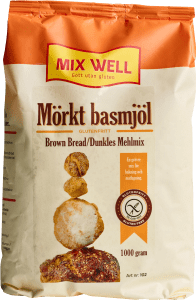 MixWell glutenfritt Mörkt Basmjöl 1000 g