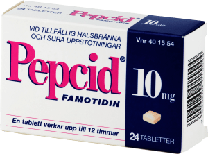 Pepcid tablett 10 mg 24 st