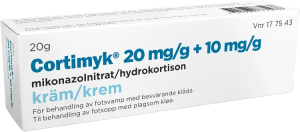 Cortimyk kräm 20 mg/g + 10mg/g 20 g