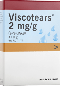 Viscotears ögongel 2 mg/g 3x10 g