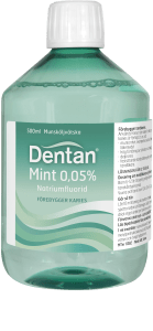 Dentan Mint munskölj 0,05 % 500 ml