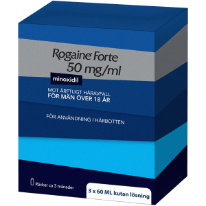 Rogaine Forte lösning 50 mg/ml 3x60 ml