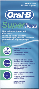 Oral-B Super Floss Tandtråd 50 trådar